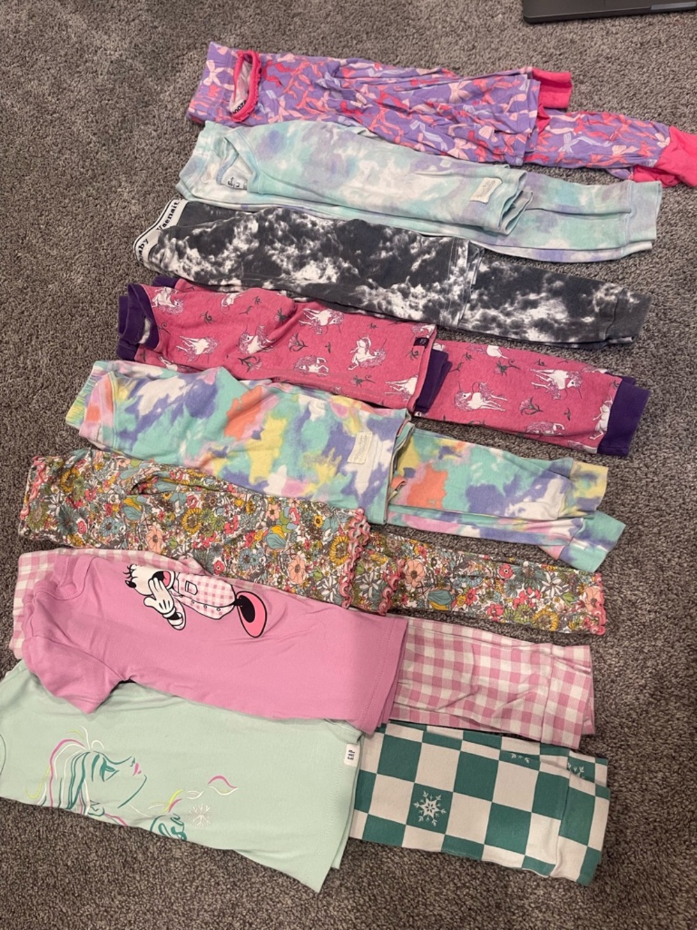 Kids 4-5T Pajama Lot of 8 Gap Vaenait Baby Soft Snooze Bamboo - Picture 3 of 7